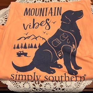 Simply Southern Peach Mountain Vibes T-shirt